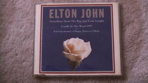 ELTON JOHN CD Elton John SOMETHING ABOUT THE WAY LOOK TONIGHT, CANDLE in The Wind 1997 3 Songs Free Shipping