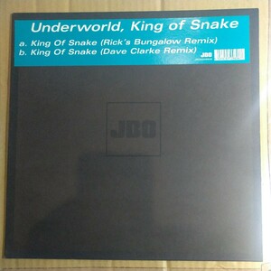 Underworld「king of snake」英12” 1999年 ★★electro housetechno alternative rockエレクトロハウステクノアンダーワールド