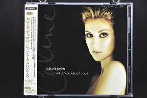 Domestic edition with obi ☆ Celine Dion Letz Talk About Love / CELINE DION LET'S TALK ABOUT LOVE ■ CD album ESCA-6877 Beauty !!
