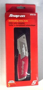 New unused snap-on cutter knife aluminum body SNAP-on UTK150 Snapon with replacement blade