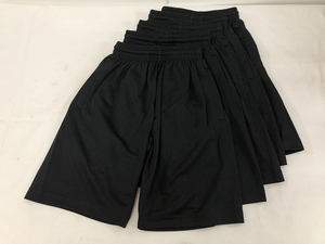 New ■ Set of 5 pieces 140 size GLIMMER plain black short pants ★ New unused ★ Free shipping