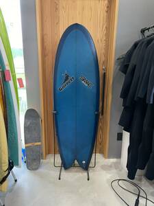 USED ​​SMAC Surfboard Twin Fish Carrett
