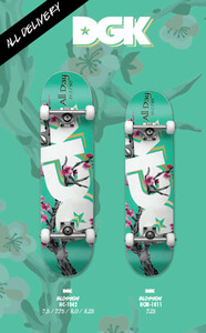 Super popular product! ! DGK Skateboard Complete Blossom 7.75 inch 2