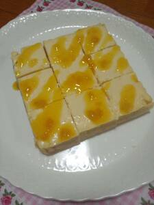 [K's] ♪ Almond Square cheesecake ♪