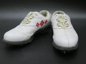 FOOT JOY Foot Joy 98537J ECOMFORT BOA Spike Golf Shoes White 24cm