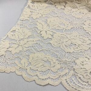 French lace. Fabric width about 138cm x 50cm.