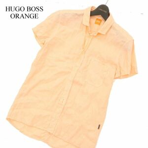 HUGO Boss Orange Hugh Boss Orange Spring / Summer [100% hemp] Short Sleeve Shirt