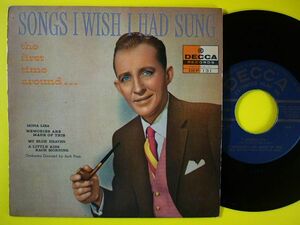 EP ◆ Bing Crosby/If I first sing ◆ Bing Crosby, Mona Lisa, I remember, my blue sky, morning kiss, record 7inch analog