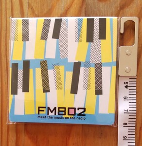 FM802 FUNKY802.com 80.2MHz Radiko.jp Unopened pink / white / yellow sticky note set