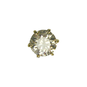 Diamond earrings per grain 0.3 Carat Gold Appraisal 0.3CTUP F Color IF Class 3EX Cut H &amp; C CGL