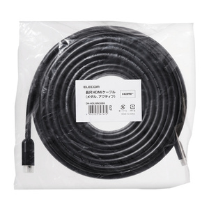 High Speed ​​HDMI Cable Long Type 30.0m FULL HD (1080p) Stable signal transmission is possible even in long distances: DH-HDLMN30BK