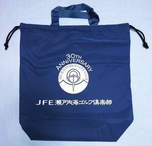 JFE Seto Inland Sea Golf Club Opening 30th Anniversary Laundry Bag Navy not for sale