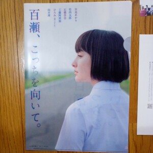 Movie Momose facing this unused ticket clear file flyer