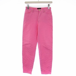 Versace Classic Versace VERSACE CLASSIC tapered pants zip fly jacquard Total pattern 24 m Pink Ladies