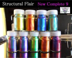 This year's final arrival ♪ Polarized paint of the cutting edge / highest peak 9 ♪ [Structural Flair] Structural frame luxurious 9 -color set