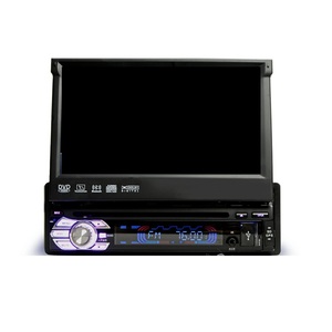 1DIN In dash 7 inch touch panel DVD player smartphone linked radio USB SD CPRM compatible 4 × 4 full segmentback camera