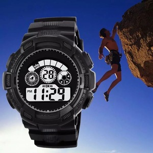 Digital Watch Sports Watch Watch Watch Digital LED Bicycle Sports Outdoor Camping Black