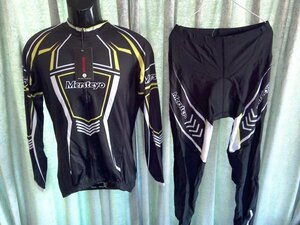 New unused SU28MERSTEYO Cycling Jersey Wafer Men's Sports Bike Bicycle XL 2L Size Polyester Humid absorption length