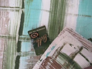 27-8 Silk from the prestigious outer village 0.9 × 3.5 Silk slab thickness There is a pattern like the highest oil painting