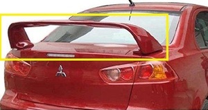 Each color with each color ★ Unused ★ Mitsubishi genuine rear spoiler CZ4A Lancer Evolution x Ran Evo 10 Trunk Wing Spoiler Large Hane 029