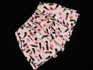 Beauty Kate Spade Kate Spade Lip Total Pattern Flare Skirt SIZE98/3Y/(about 100cm) White x Pink ■■ ☆ DFA8 Kids