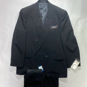 New luxury formal double suit setup jet black black KANEBO Size A6 Reijack Mourning Mourning Ceremony Adjaster Ajaster Daiba Tailed Kanebo EROICA