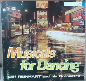 ☆ USED Cliff Reinhardt and his orchestra "Musical for Dancing" Record LP ☆