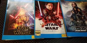 Star Wars Force's Awakening+Last Jedi+Rogue Wan+III all 3 volumes+ⅳ ⅵ All 3 volumes Clone Wars meter Blu-ray 10 volumes