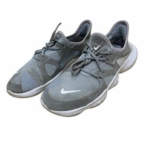 AK587 Nike Freelin Running Shoes Sneakers US5.5 22.5cm Gray Mesh