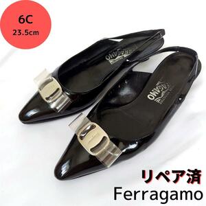 Good Product Rare Ferragamo [FERRAGAMO] Varpumps Sandals Black