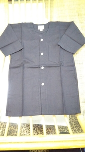 Tokyo Edo Ichi Dowel Shirt Black Size 2 95-105cm New unused long -term storage