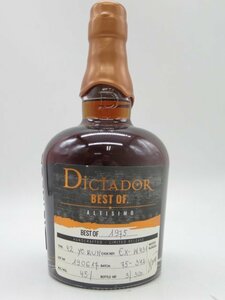 Dictador 42 years Best of 1975 Ultissimo 45 degrees 700ml