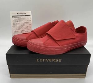 [27cm] New CONVERSE ALL STAR WIDEBELT SLIP OX RED Converse All Star Wide Belt Slipon Red (1SC030) 2816