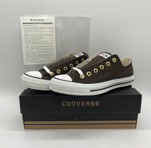 [24.5cm] New Converse All Star Flateyelets OX Brown Converse All Star Flat Eye Letz Brown (1SC372) 2305