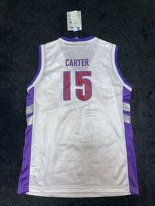 Free shipping NBA with tag Toronto Raptors Vince Curter Replica Uniform Champion M 10-12 Size Home White White