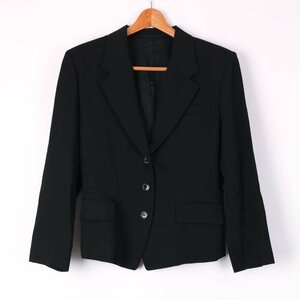Lautmon Tailored Jacket Formal Suit 100 % Black Ladies M Black Lautreamont