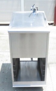 Commercial 1 tank sink, sink with lid width 400 x back 600 x height 820 MT2307041113