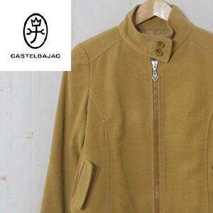 Castelba Jack CASTELBAJAC ■ Zip Jacket Blouson Wool x Cotton /Rimage Rika ■ 1 ■ Yellow beige system * NK3629266
