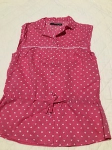 ① New sleeveless shirt 150㎝ Point digestion coupon [800 yen for weekends limited coupons]