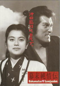 "Bakumatsu Junjoden" Movie Pamphlet A4/Ken Watanabe, Riho Makise