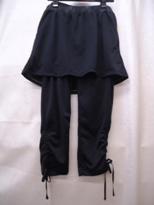 [KCM] Z-IRO1-762-M ★ Exhibition ★ [Prince/Prince] Ladies Tennis Quarter Scort Pants Set WL9979M Black Size M
