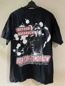 ■ Tsuyoshi Nagabuchi ■ RUN FORROW Tour Live T -shirt M ■ Nagabuchi