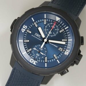 I dublue Sea IWC Watch Aqua Timer Chronograph IW379507 Men's used extra beautiful goods [quality Iko]
