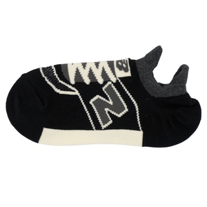 ☆ Black ☆ M (25-27cm) ☆ NBSOCKS New Balance Socks NEWBALANCE New Balance Sneaker Socks Ladies