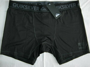 ★ New QUIKSILVER Quick Silver West Rooserf Inner Inner Shorts XL BLK2 Black Black Product Number QUD171300 In front closed boxer ★