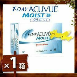 Johnson &amp; Johnson One Day Accuview Moist 90 Pack 1 Day Contact Lens 1-Day Acuvue Moist