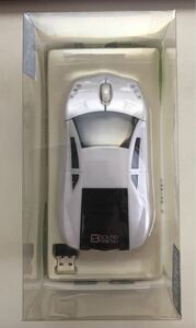 ▲ Wireless mouse 2.4GHz USB Wirelee Optical Mouse car SF-9198 White