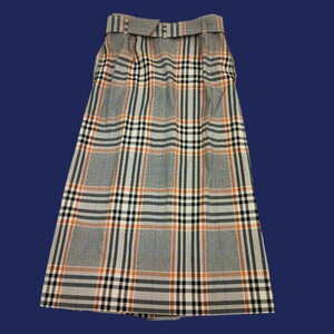 Framework / Framework Ladies Long Skirt 38 Size Check Pattern Wind Skirt Light Spring Autumn L-2853