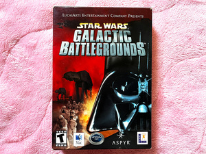 ultra-rare macintosh star wars galactic battlegrounds overseas version english pc game software star wars galactic battlegrounds