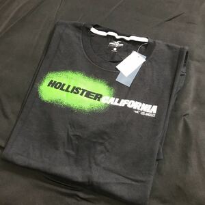 ☆ Free shipping ☆ L ◎ New genuine product ◎ Hollister ◎ Hollister ◎ U -neck T -shirt ◎ Shipping included